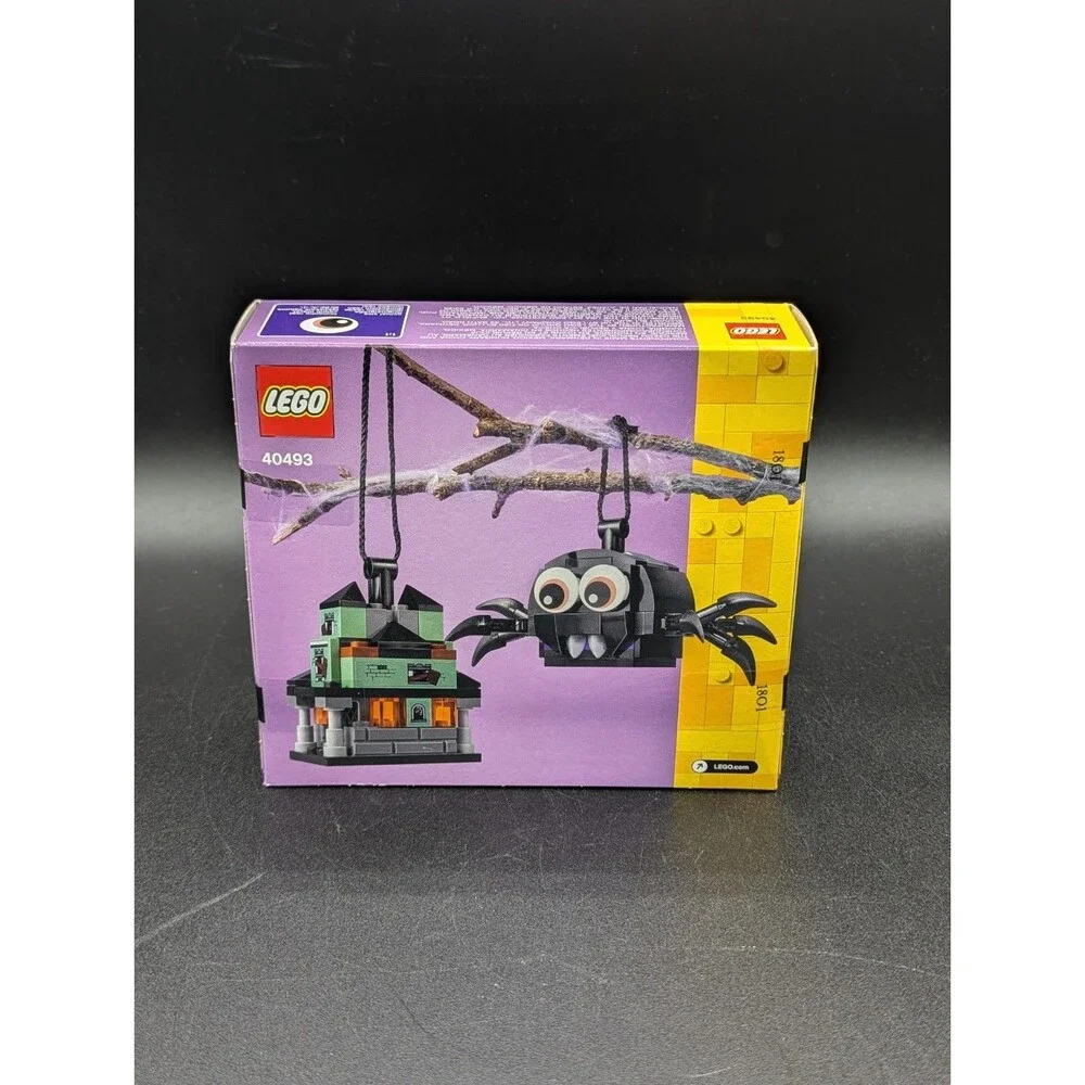 LEGO 40493 Seasonal Spider & Haunted House Halloween Ornaments Sealed Retired
